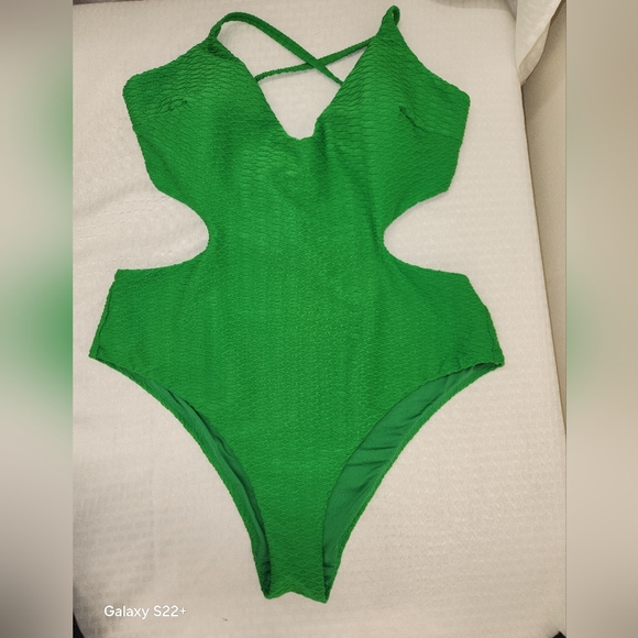 Victoria's Secret Other - Victoria’s Secret Beach Beads Cut-Out Cheeky One-Piece Size XL.  #B11